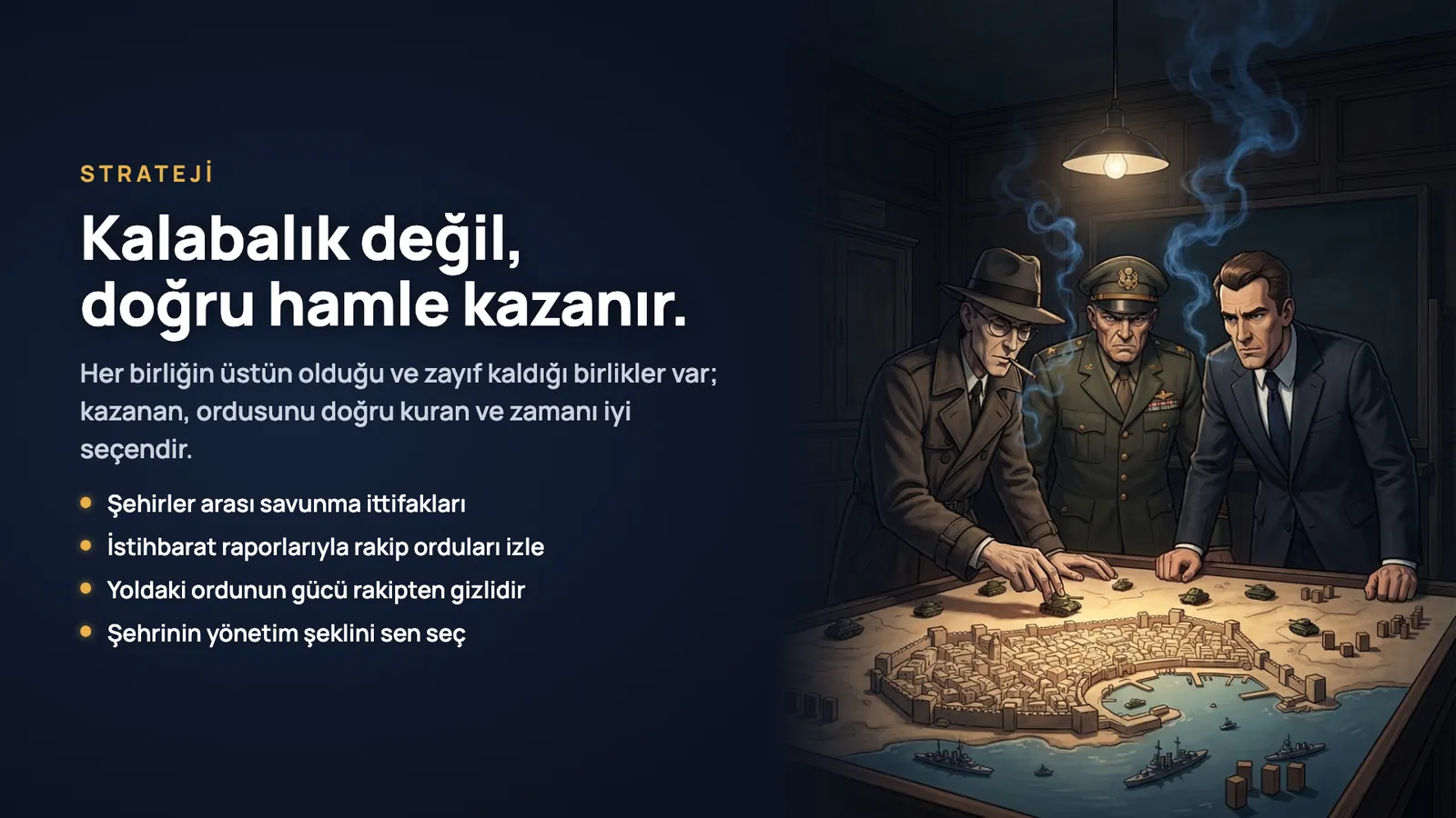 Strateji: Kalabalık değil, doğru hamle kazanır.